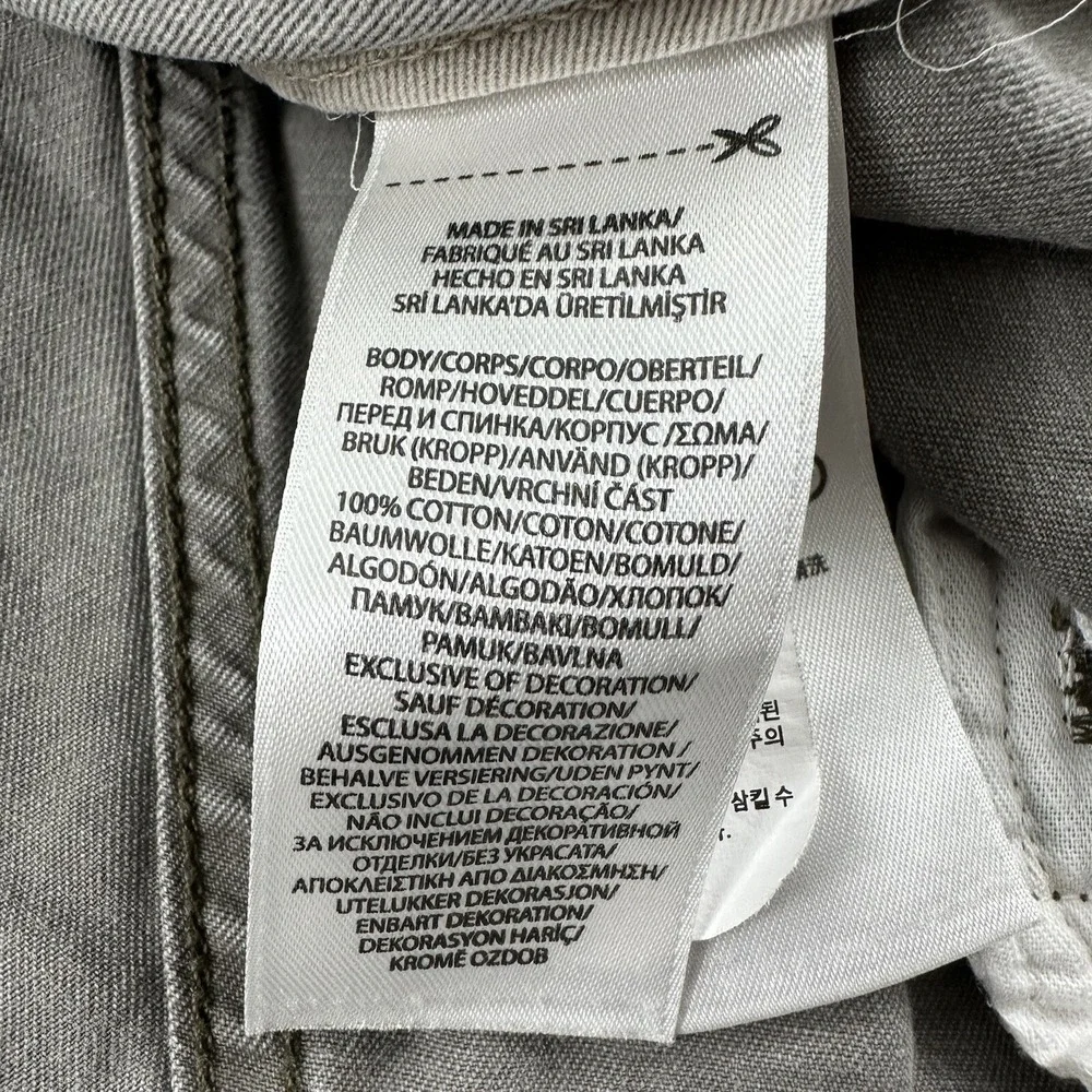 Polo Ralph Lauren Men Actual 35 Cargo Shorts Gray Military Baggy Army Grunge Y2K